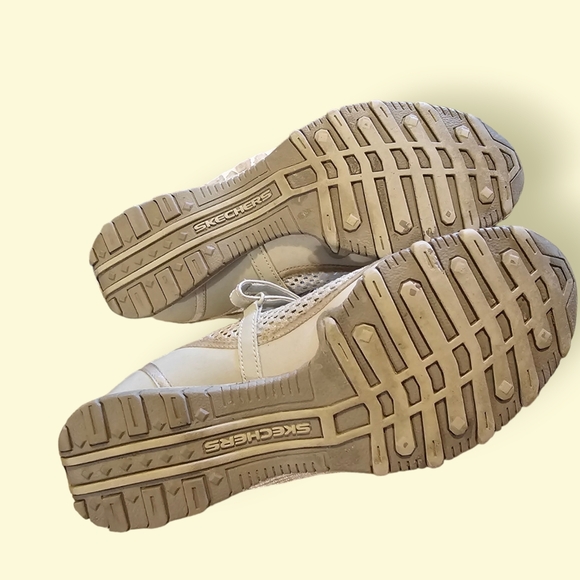 Skechers Leather and Textile Mary Janes Flats Shoes Size 8.5 - Picture 6 of 7